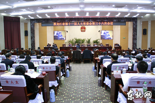 省十一届人大常委会举行第三十六次会议。 魏义松 摄