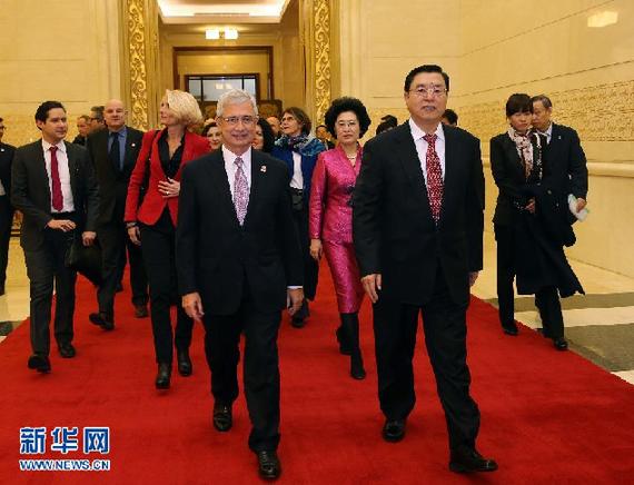 （XHDW）（3）中法建交50周年庆祝招待会在京举行