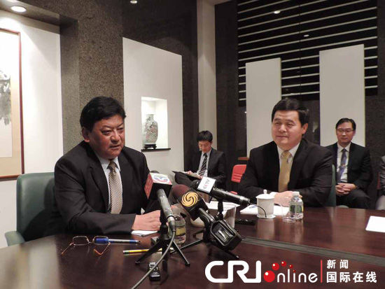 中国全国人大西藏代表团到访纽约(图)