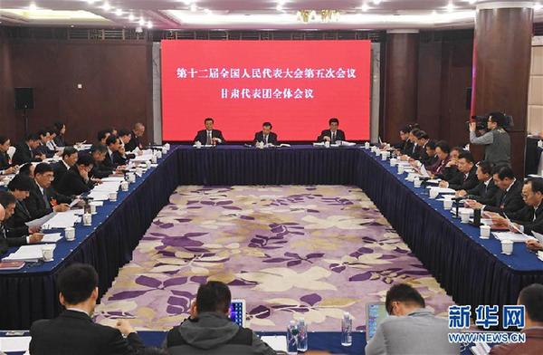 （两会）甘肃代表团全体会议向媒体开放
