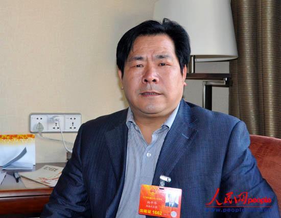 向平华代表（人民网 陈键 摄）
