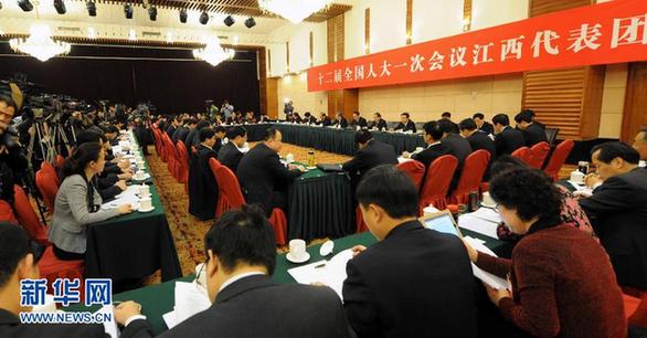 （两会）（1）江西代表团向媒体开放