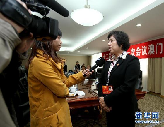 （XHDW）（2）澳门代表团全体会议向媒体开放