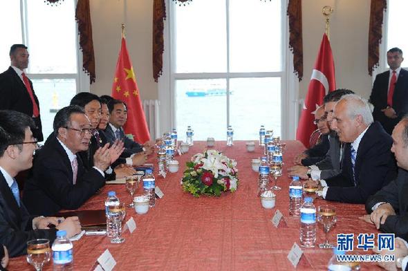 （XHDW）吴邦国会见伊斯坦布尔省省长