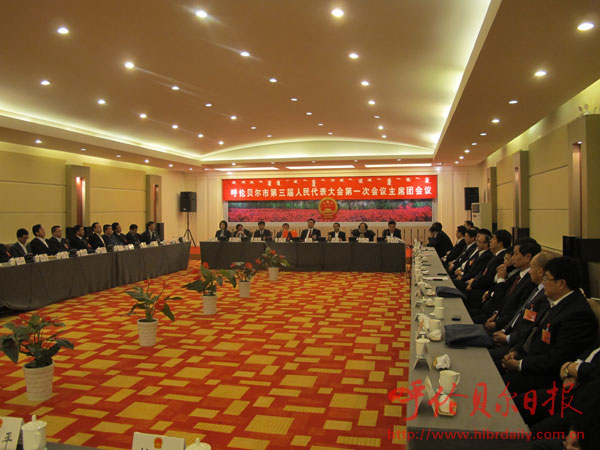 市三届人大一次会议举行主席团第二次会议