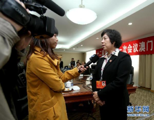 （XHDW）（2）澳门代表团全体会议向媒体开放