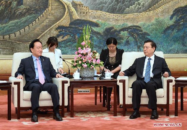 CHINA-BEIJING-ZHANG DEJIANG-ROK-MEETING (CN)