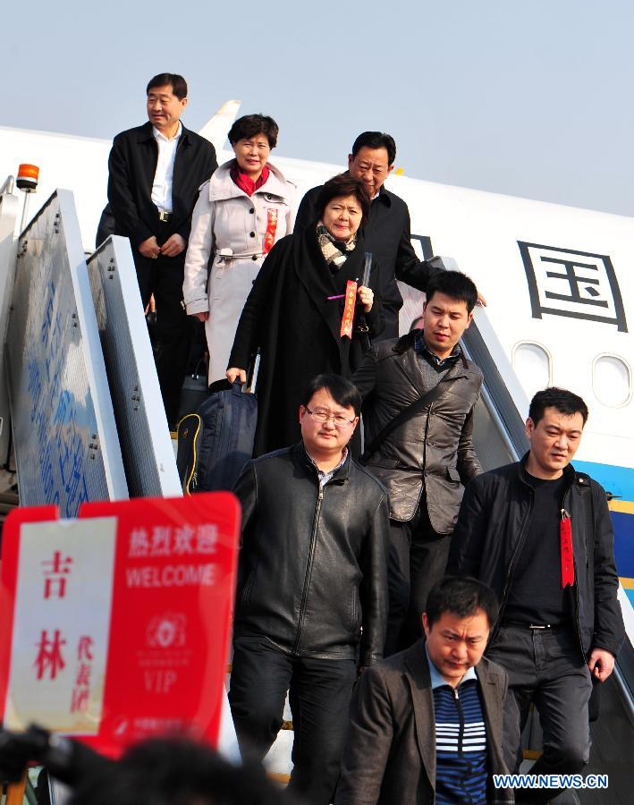 (TWO SESSIONS) CHINA-BEIJING-NPC DEPUTIES-ARRIVAL(CN)