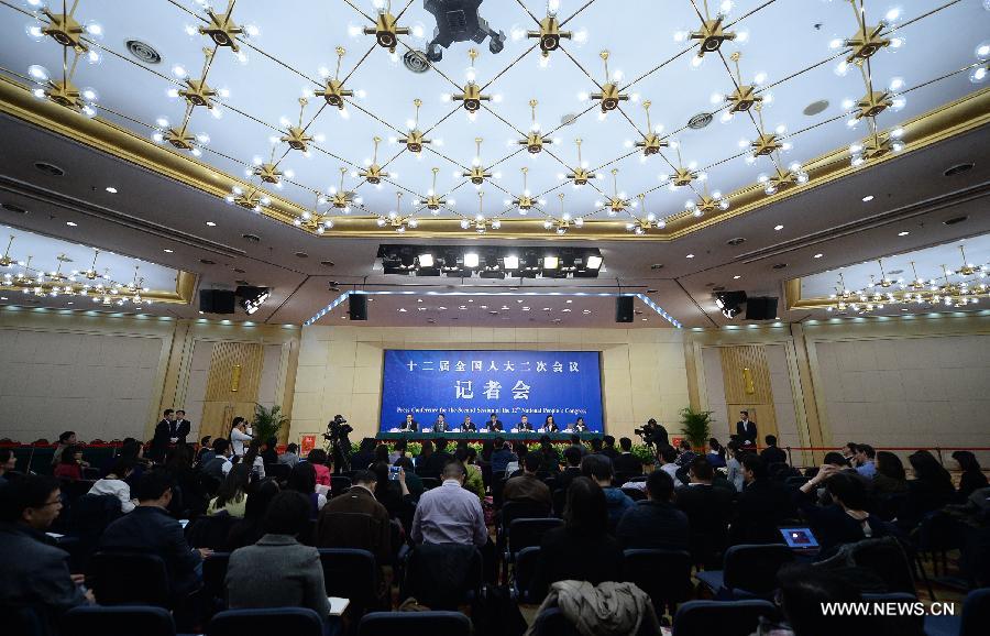 (TWO SESSIONS) CHINA-BEIJING-NPC-LEGISLATIVE AND OVERSIGHT WORK-PRESS CONFERENCE (CN)
