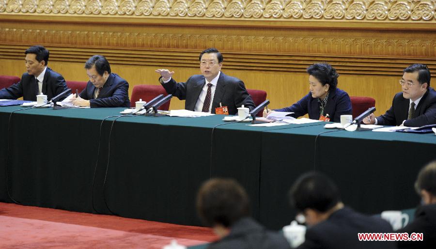 (TWO SESSIONS) CHINA-BEIJING-NPC-PANEL DISCUSSION-ZHANG DEJIANG (CN)