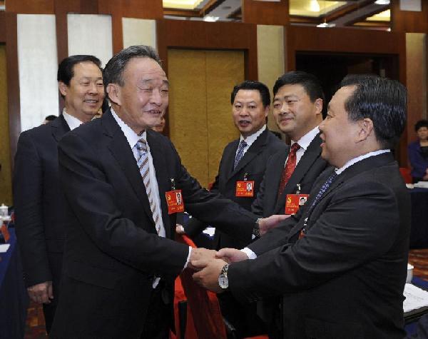 (CPC CONGRESS) CHINA-BEIJING-18TH CPC NATIONAL CONGRESS-ANHUI DELEGATION-PANEL DISCUSSION-WU BANGGUO (CN)