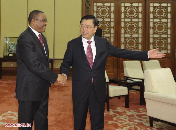 CHINA-BEIJING-ZHANG DEJIANG-ETHIOPIA-MEETING (CN) 
