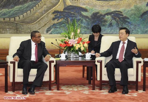 CHINA-BEIJING-ZHANG DEJIANG-ETHIOPIA-MEETING (CN) 