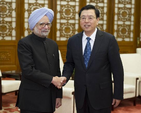 CHINA-BEIJING-ZHANG DEJIANG-SINGH-MEETING (CN)