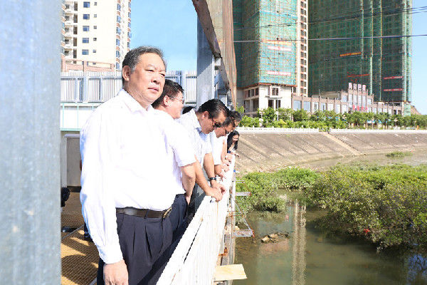 张秀隆赴防城港开展《中华人民共和国 海洋环境保护法》执法检查